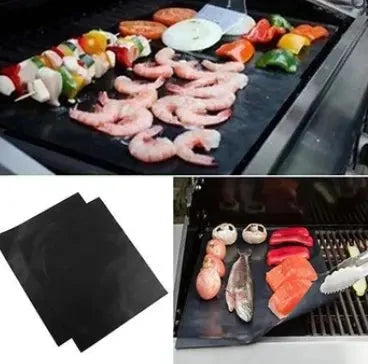 Grill Mat Set Non-Stick Reusable 10 Pack