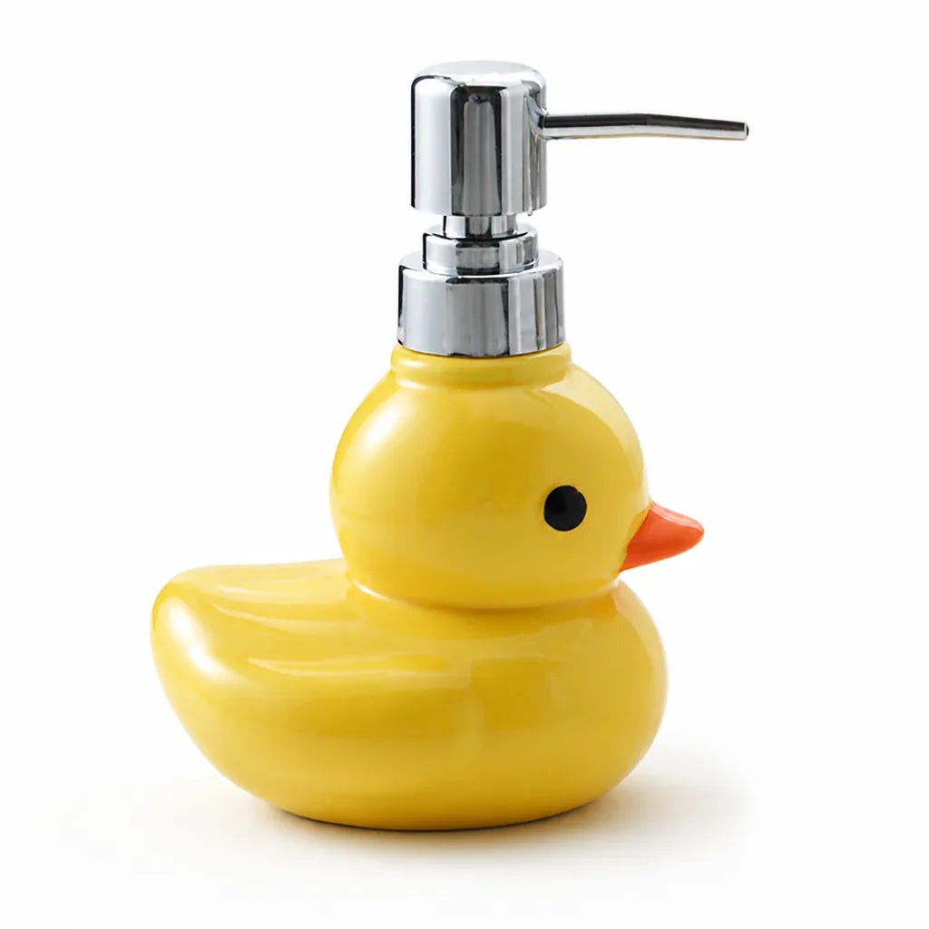 Soap Dispenser Ceramic One-Hand Pump Large Capacity