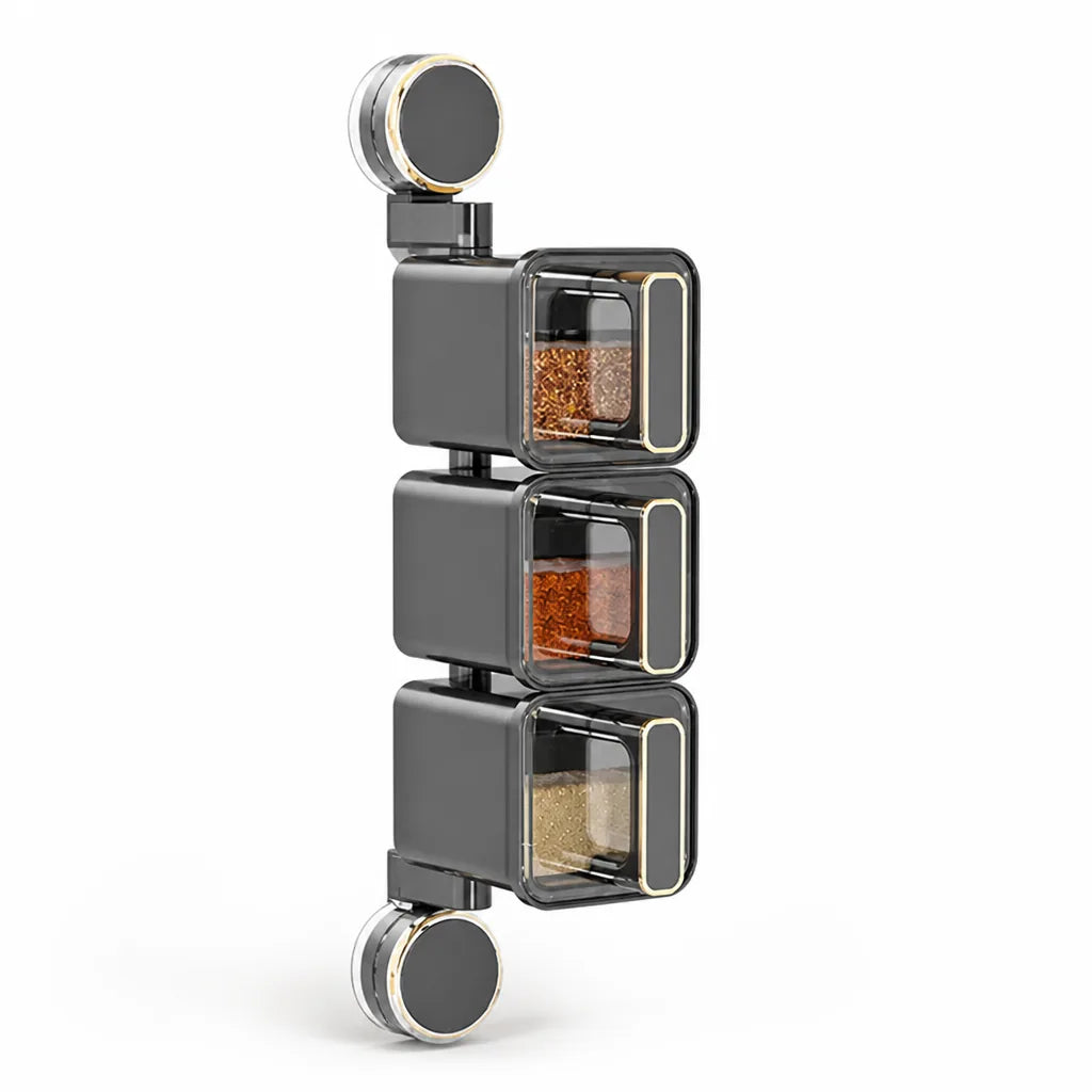Spice Organizer Rotating Suction Cup Mount