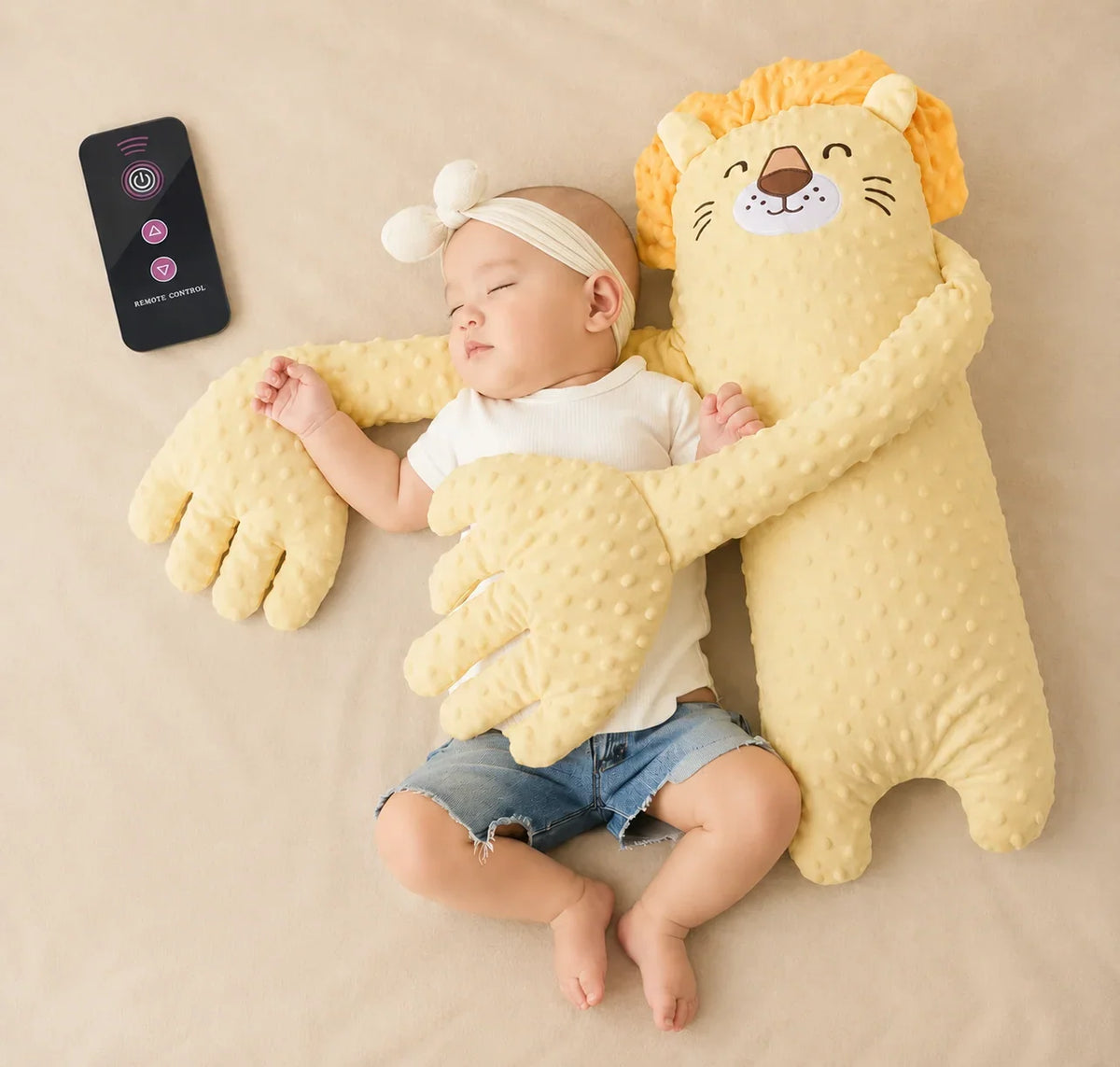 Baby Plush Toy Rhythmic Patting USB Rechargeable