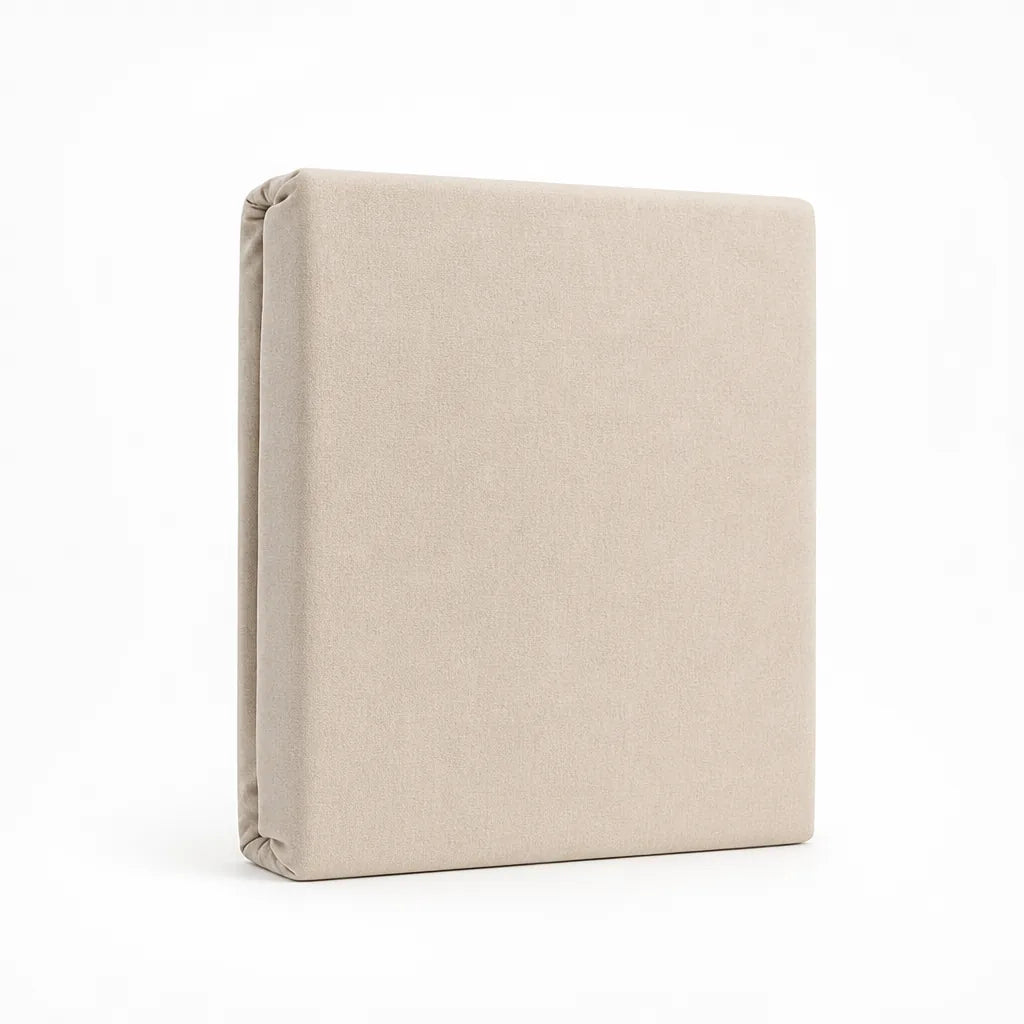 Fitted Sheet Cotton-Linen Blend Breathable Deep Pocket