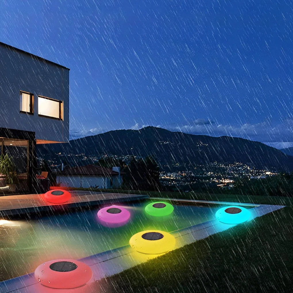 Floating Pond Light Solar-Powered RGB Remote-Controlled