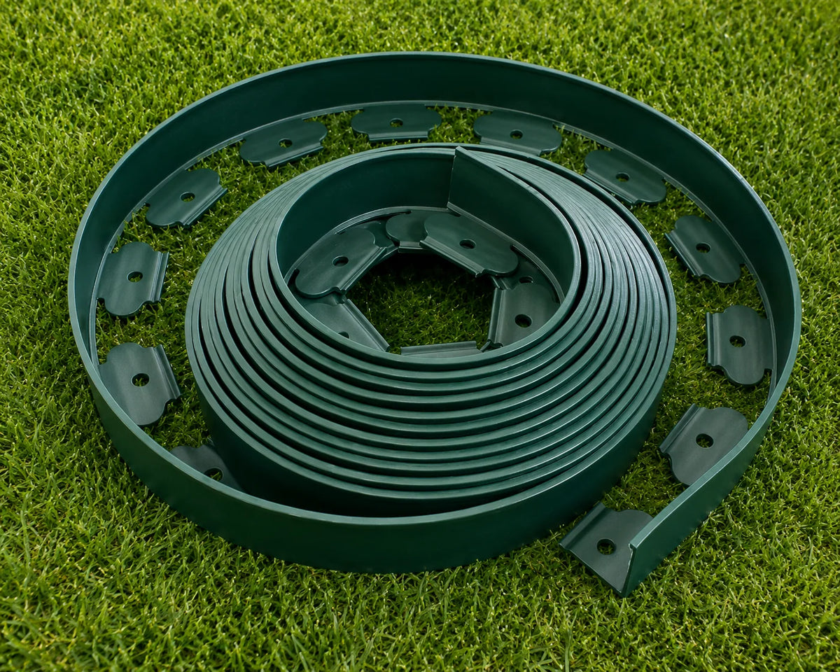 Garden Edging Flexible No-Dig Design 30 Stakes Included