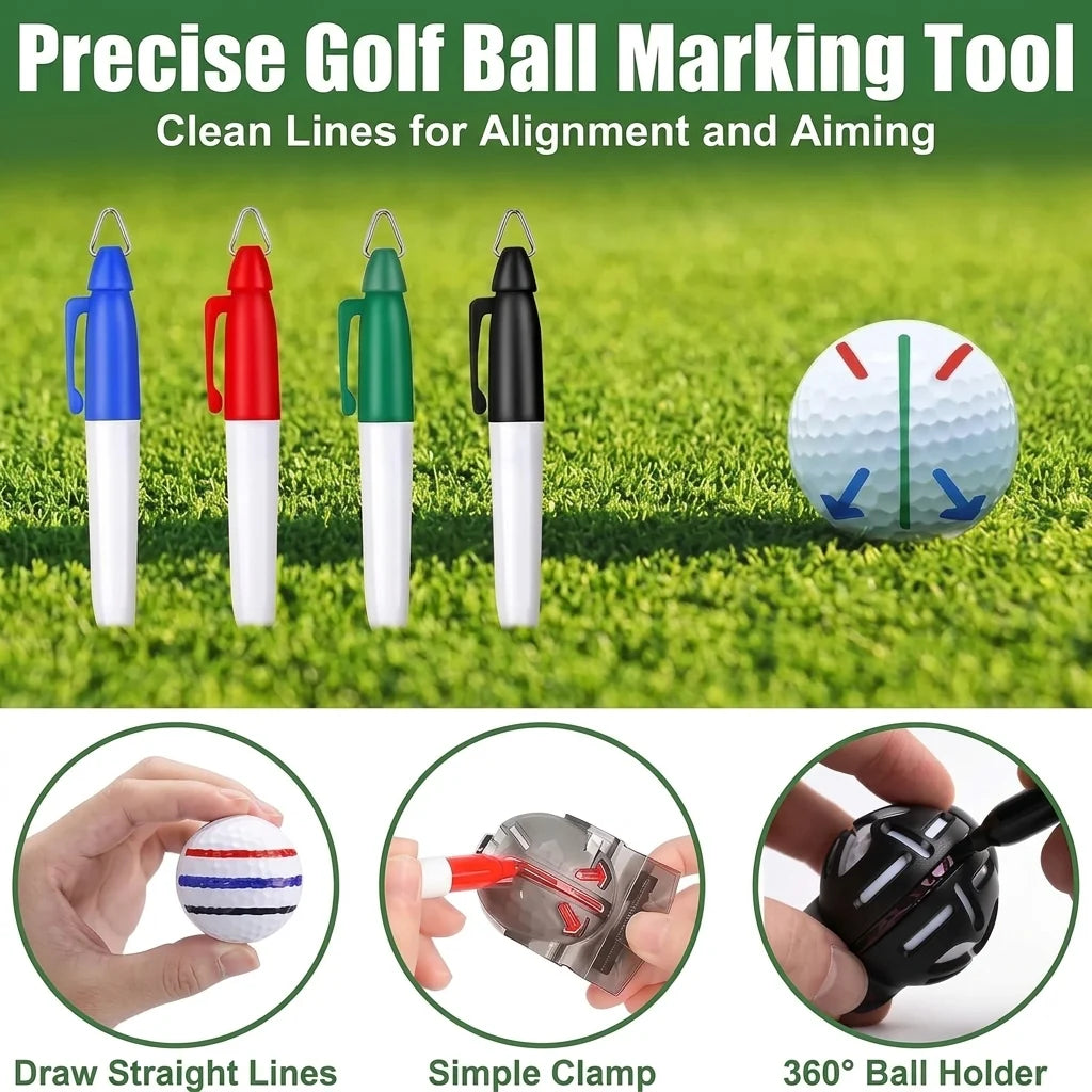 Golf Accessory Advent Calendar 24-Piece Set with Tees & Markers