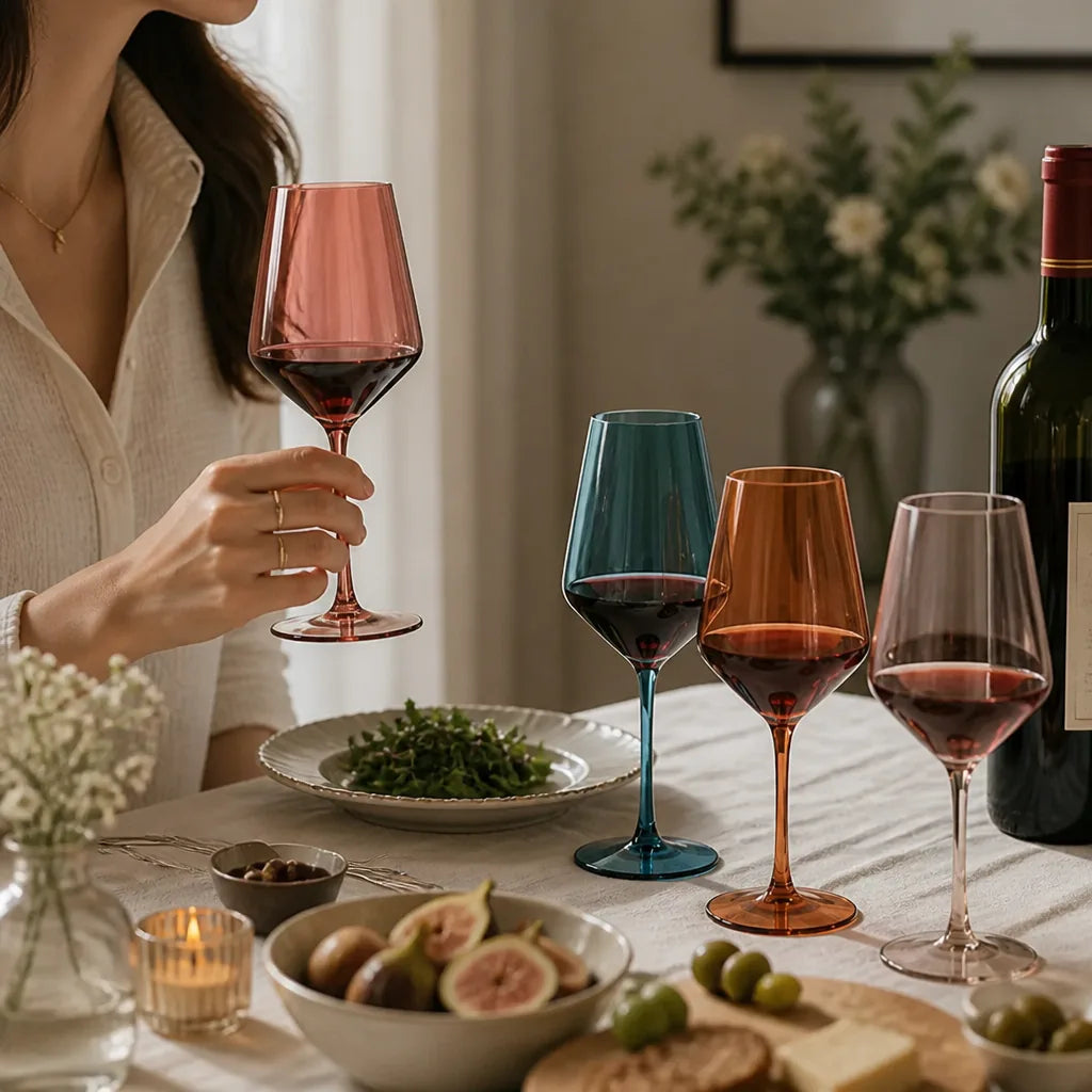 Handcrafted Dining Wine Glasses (Set of 4)