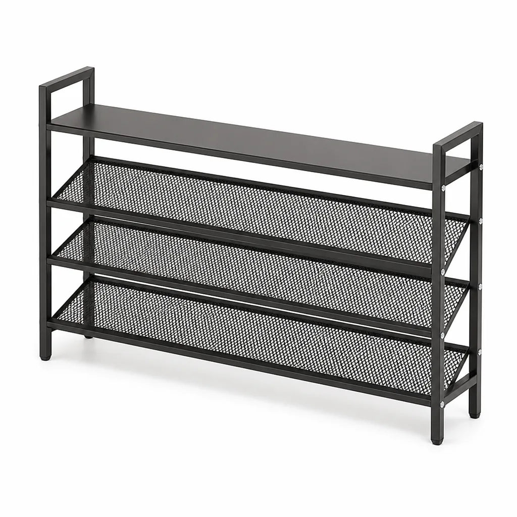 Shoe Rack Carbon Steel Slim Space-Saving