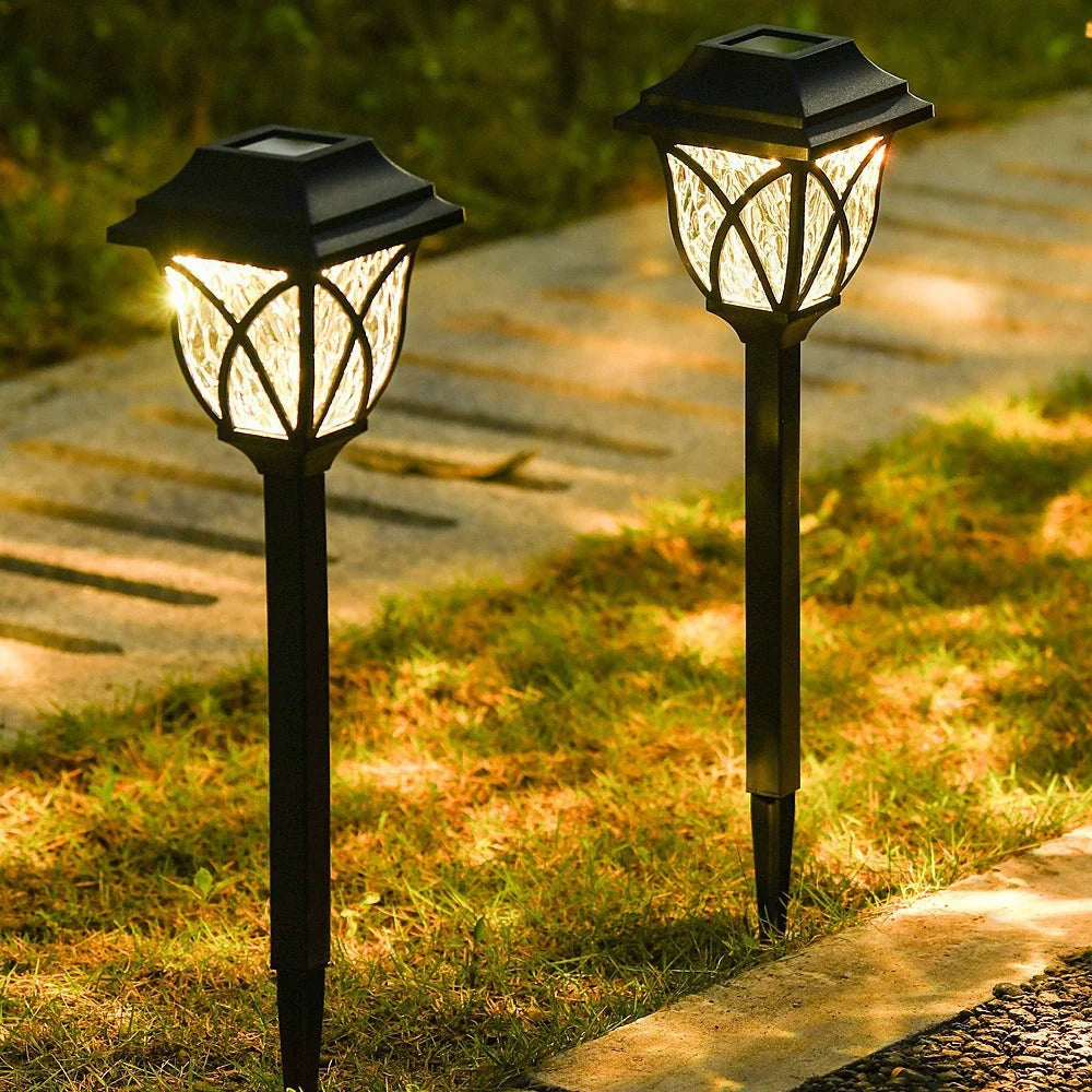 Solar Pathway Lights Water-Ripple LED Set of 6