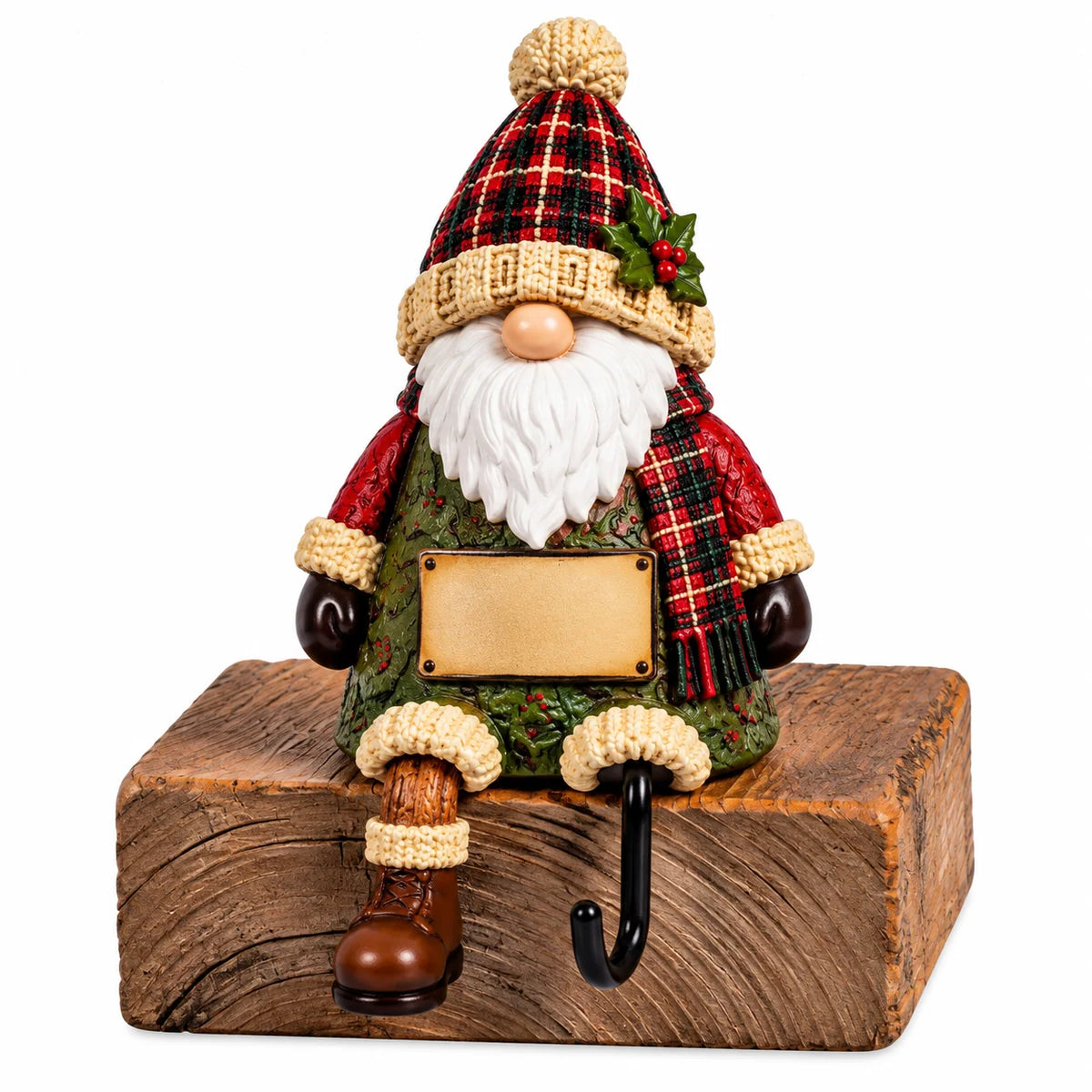 Stocking Holder Shelf Sitter With Hidden Hook