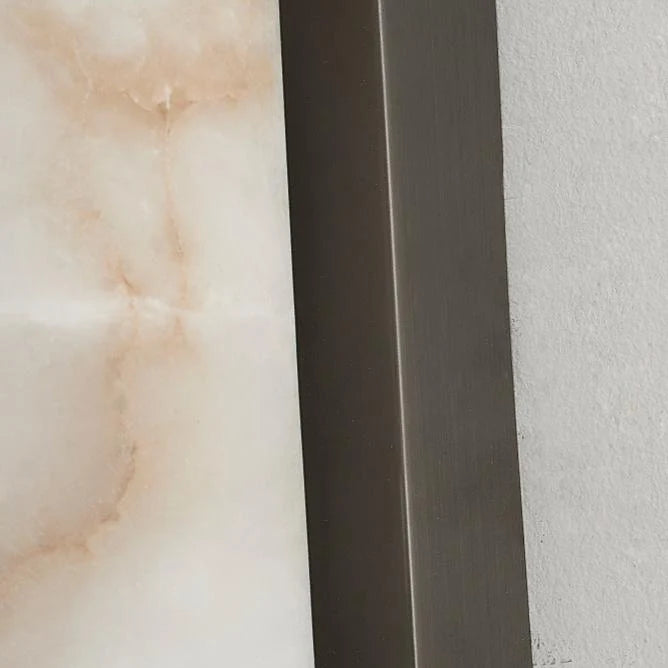 Wall Light Marble Effect Warm White LED Hardwired Installation