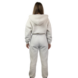 ULTIMATE SHERPA HOODED ONESIE - STONE