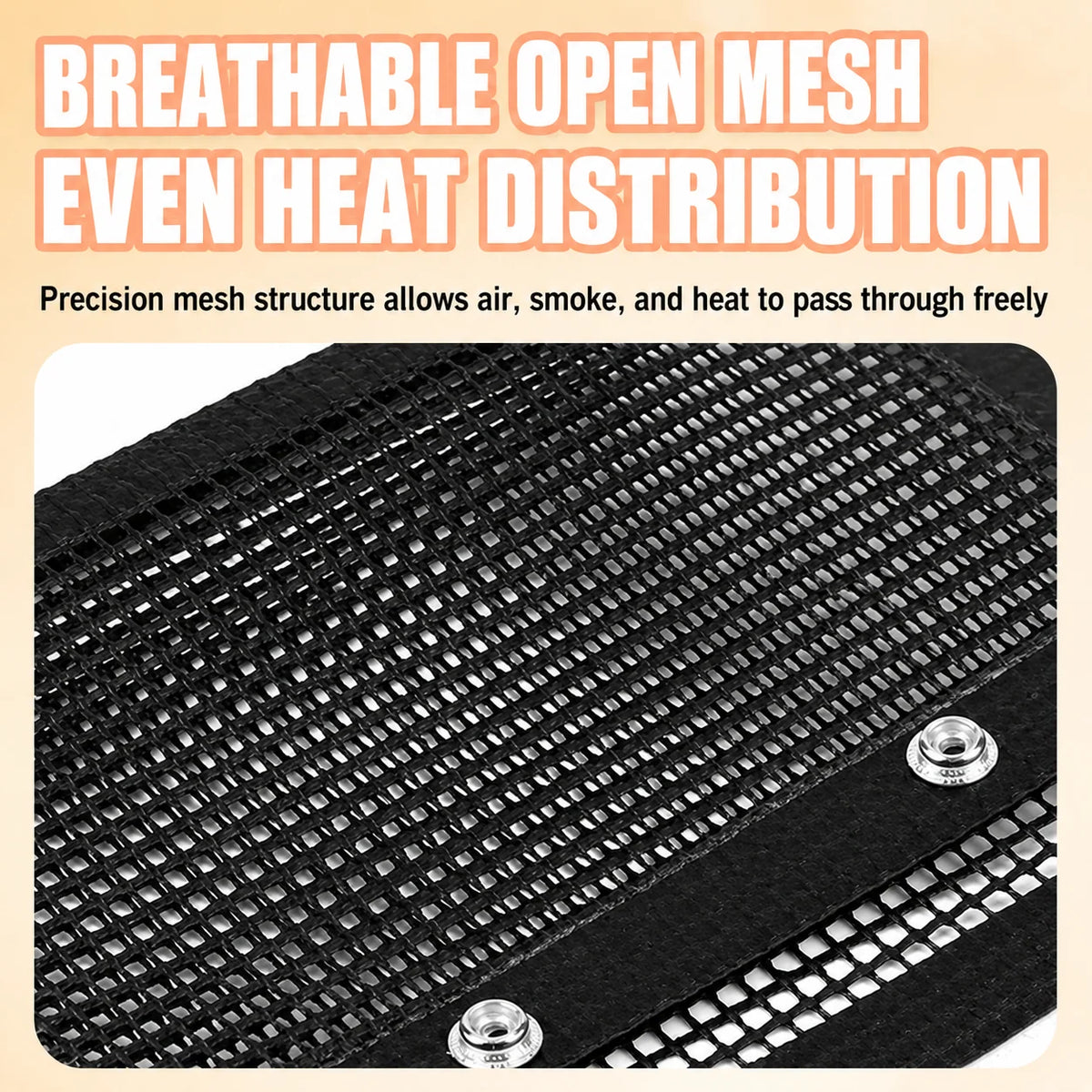 BBQ Grill Mesh Bags Non-Stick Reusable Set of 3