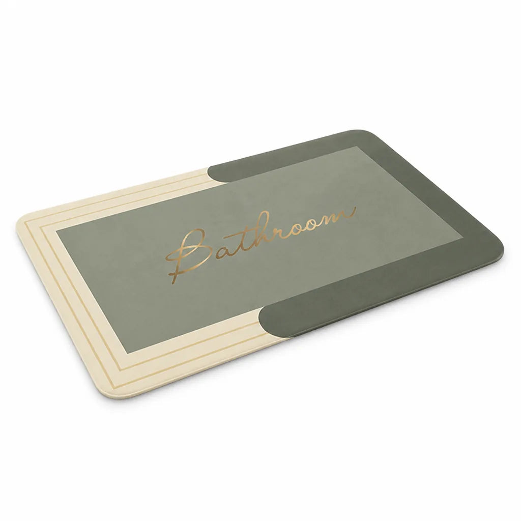Bathroom Mat Ultra-Soft Non-Slip Backing Machine Washable