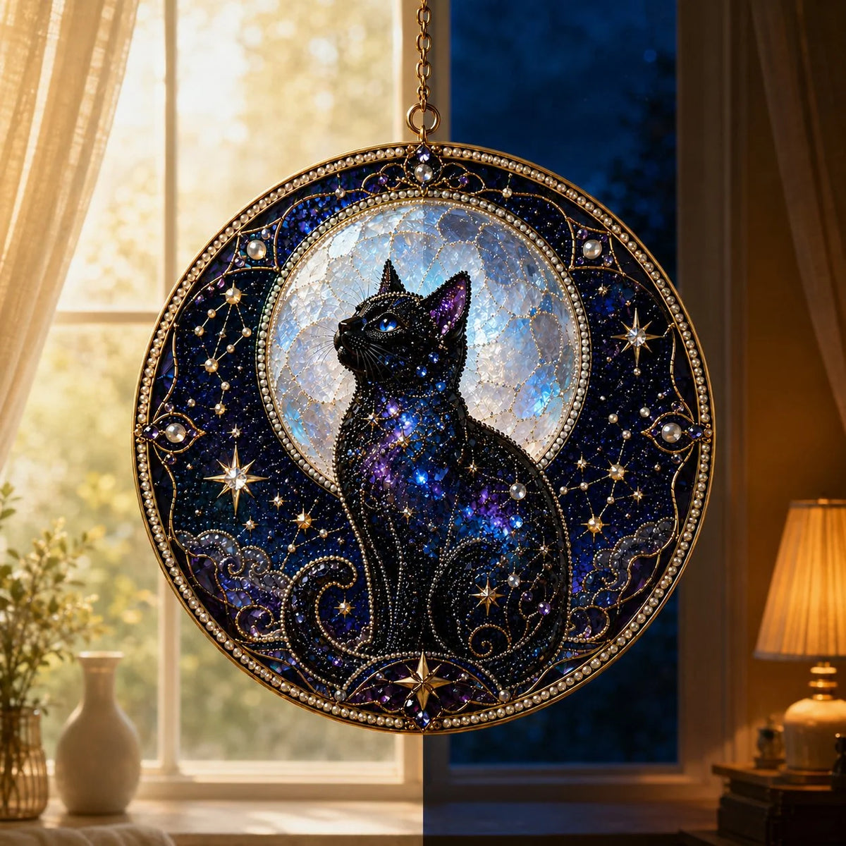 Beaded Window Hanging Kit Celestial 3D Pearl Beads