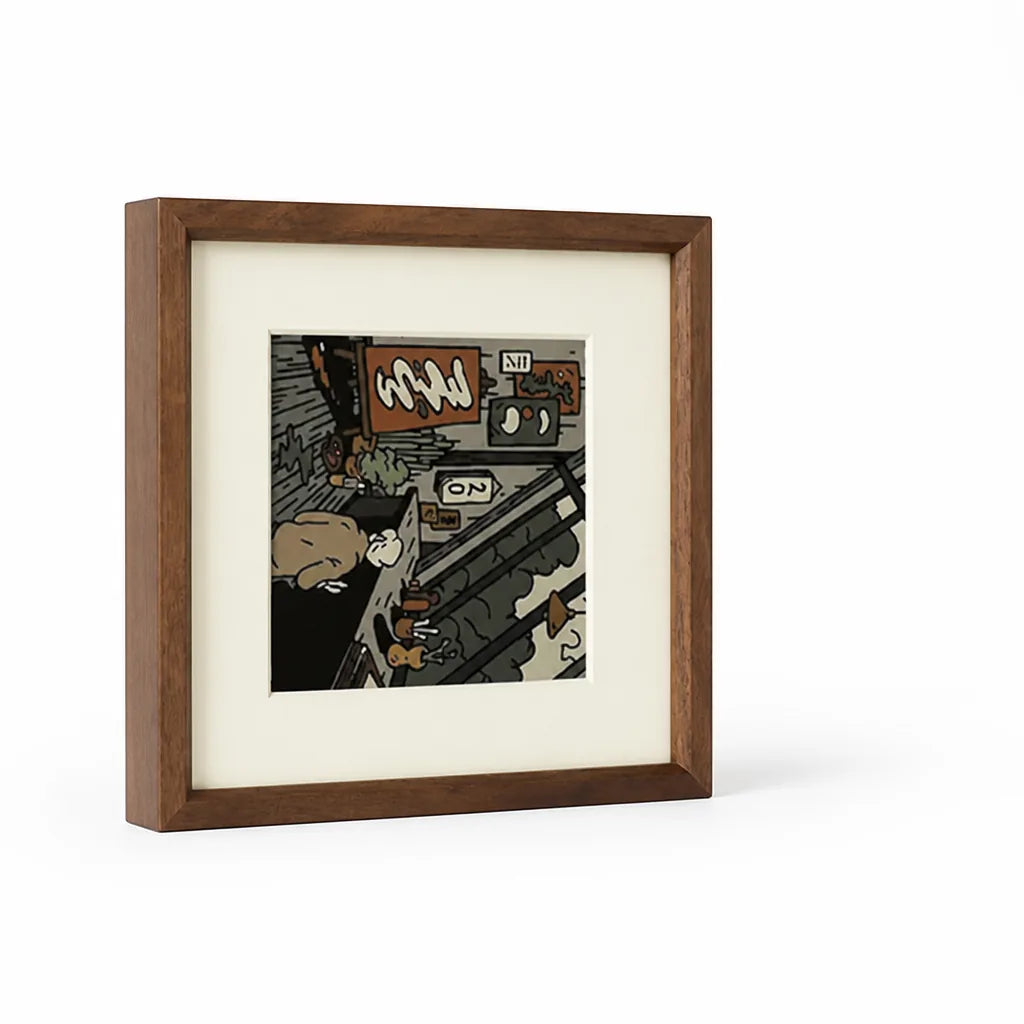 Contemporary Wood Frame Ready-to-Hang Framed Wall Art