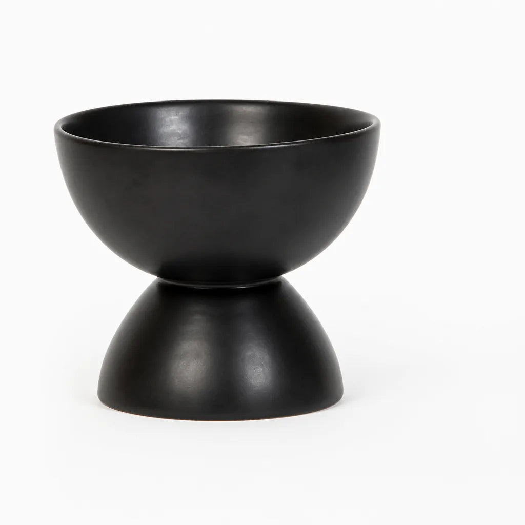 Decorative Bowl Ceramic Finish Elegant Centerpiece