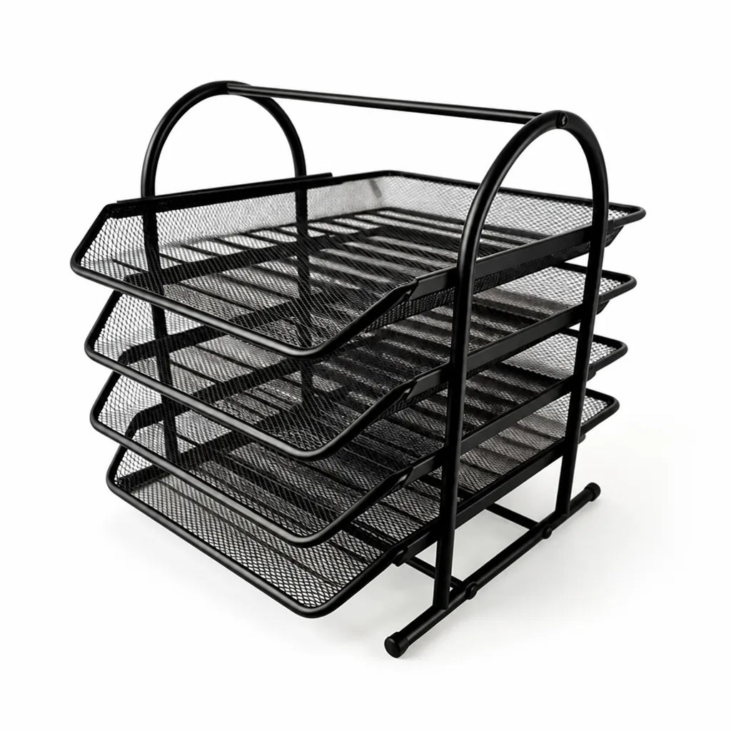 Desk Organizer Multi-Tier Metal Space-Saving