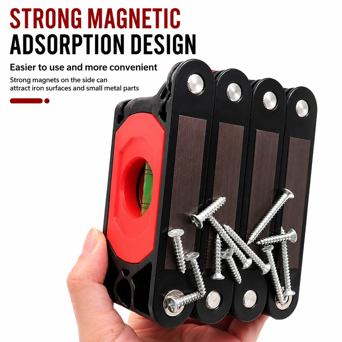 Folding Level Tool Magnetic Multi-Angle Five-Section