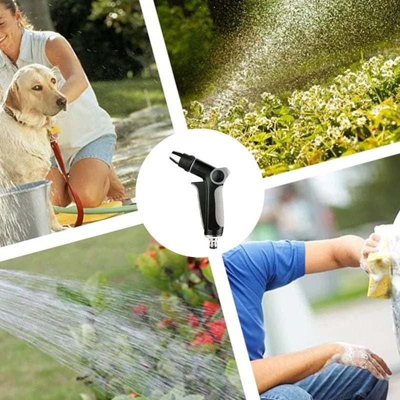 Garden Hose Spray Gun Adjustable Spray Quick-Connect fitting