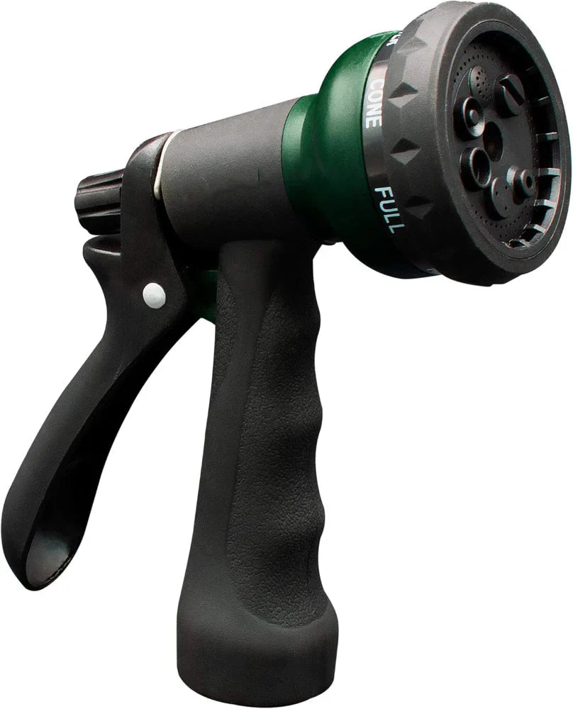 Garden Hose Spray Nozzle 7 Patterns Trigger Lock Ergonomic Grip