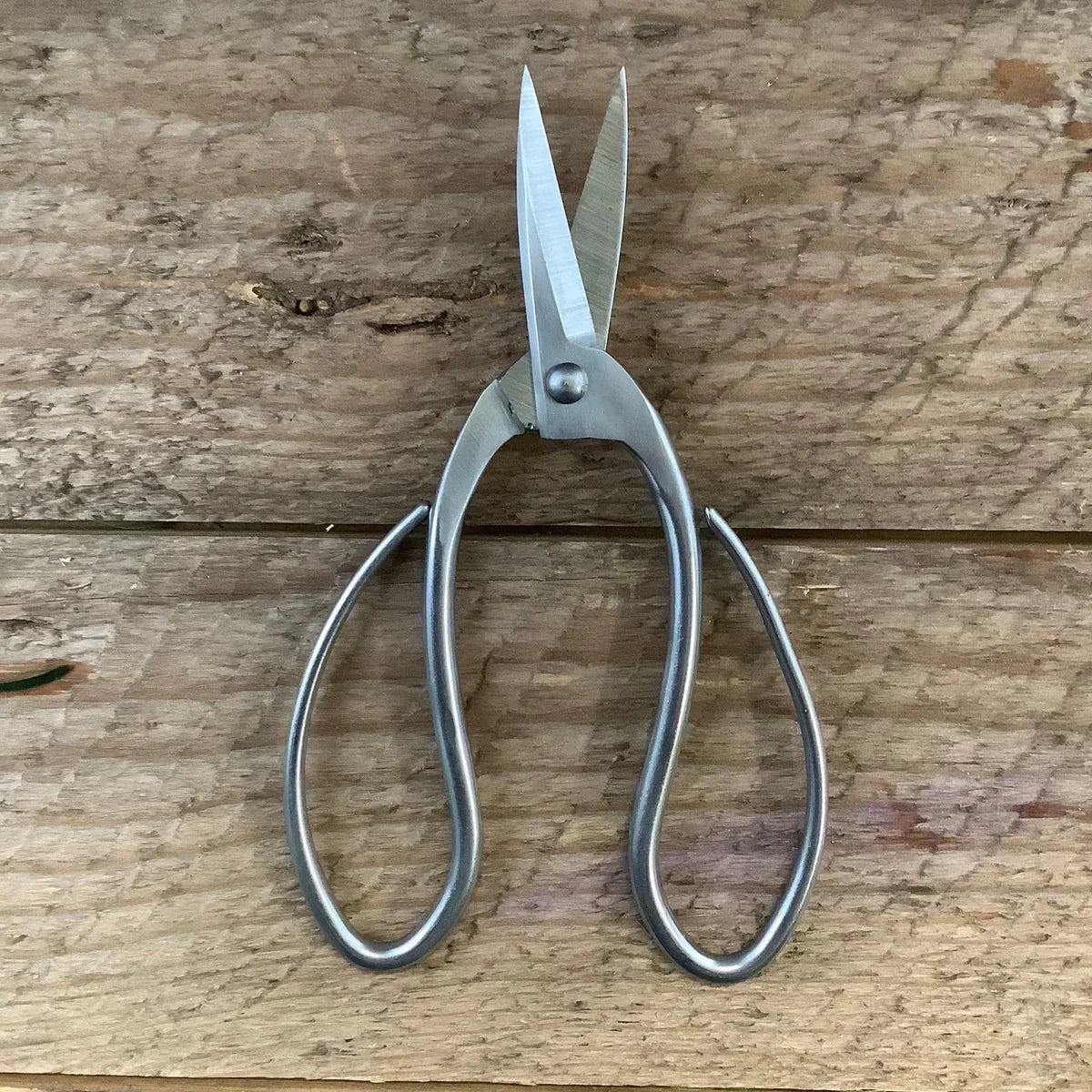 Garden Pruning Scissors Stainless Steel Curved Handles