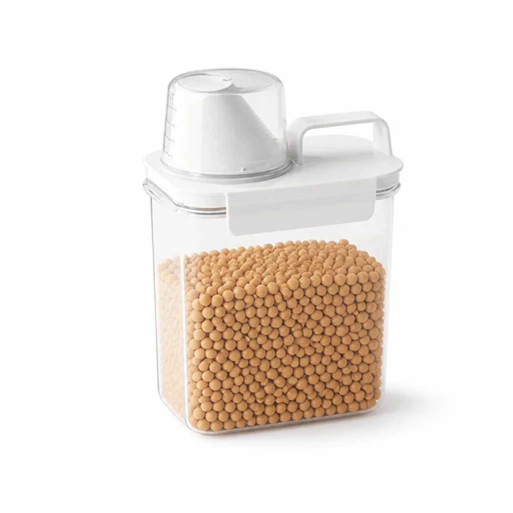 Grain Storage Container Airtight Visible Measuring Scale Dishwasher-Safe