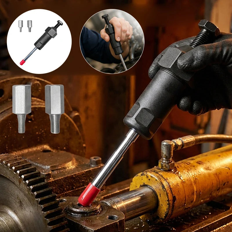 Grease Fitting Unclogger Tool High-Pressure M6 M8 Adapters