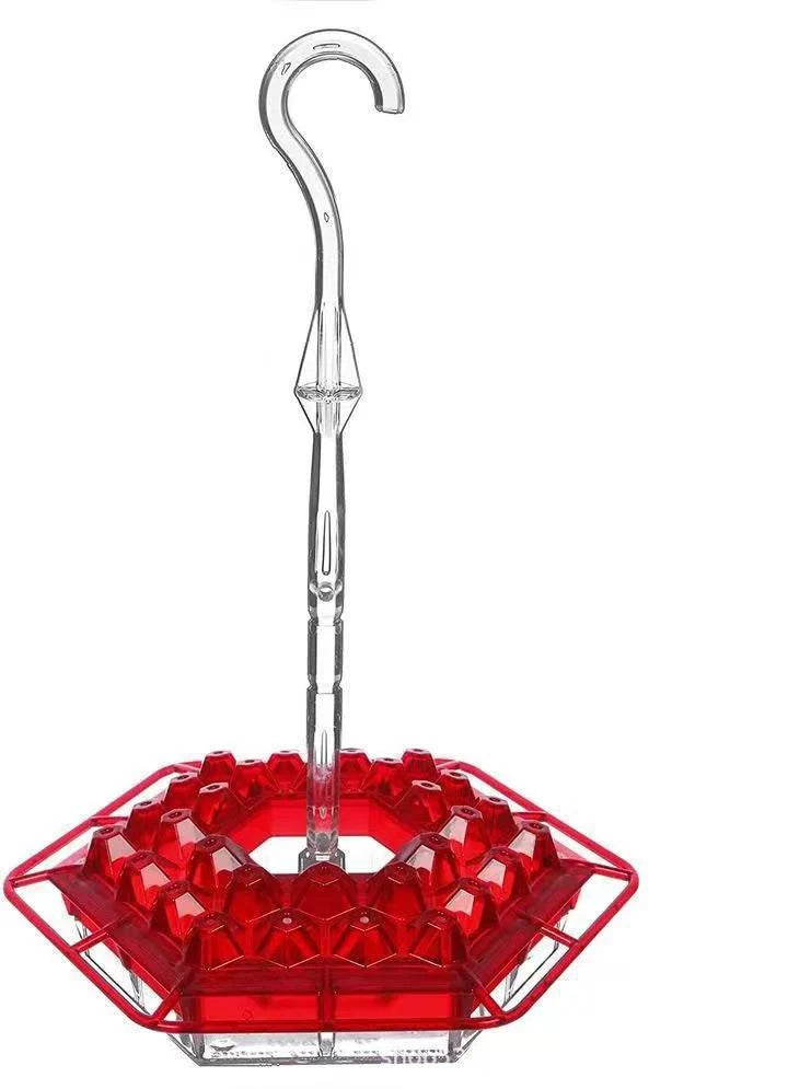 Hummingbird Feeder Built-In Ant Moat 30 Feeding Ports