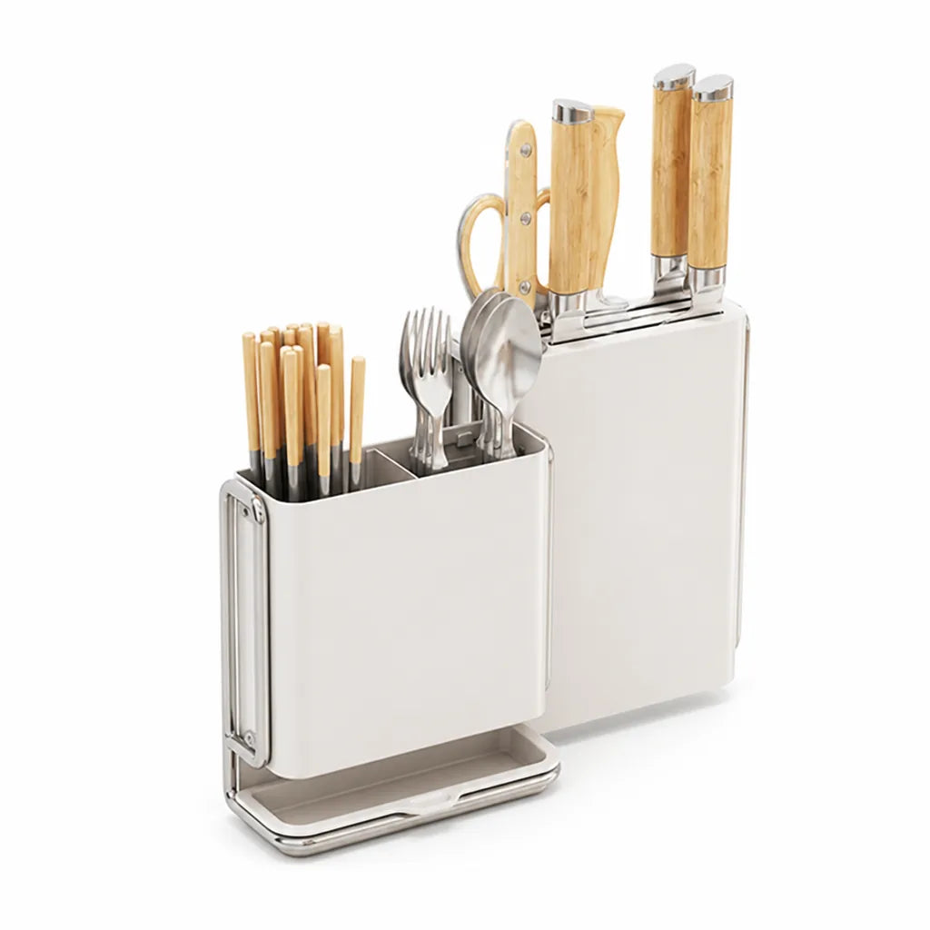 Knife & Cutlery Rack Wall-Mounted Carbon Steel