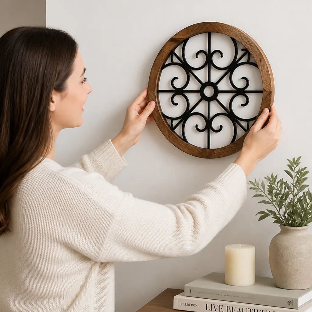 Metal Wall Art Intricate Scrollwork Ready To Hang