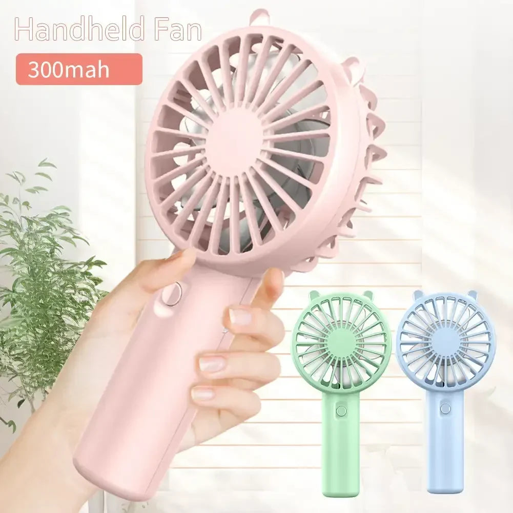 Mini Hand Fan USB Rechargeable Set of 2