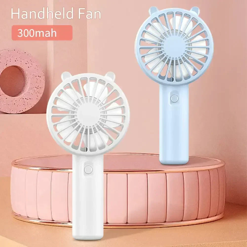 Mini Hand Fan USB Rechargeable Set of 2