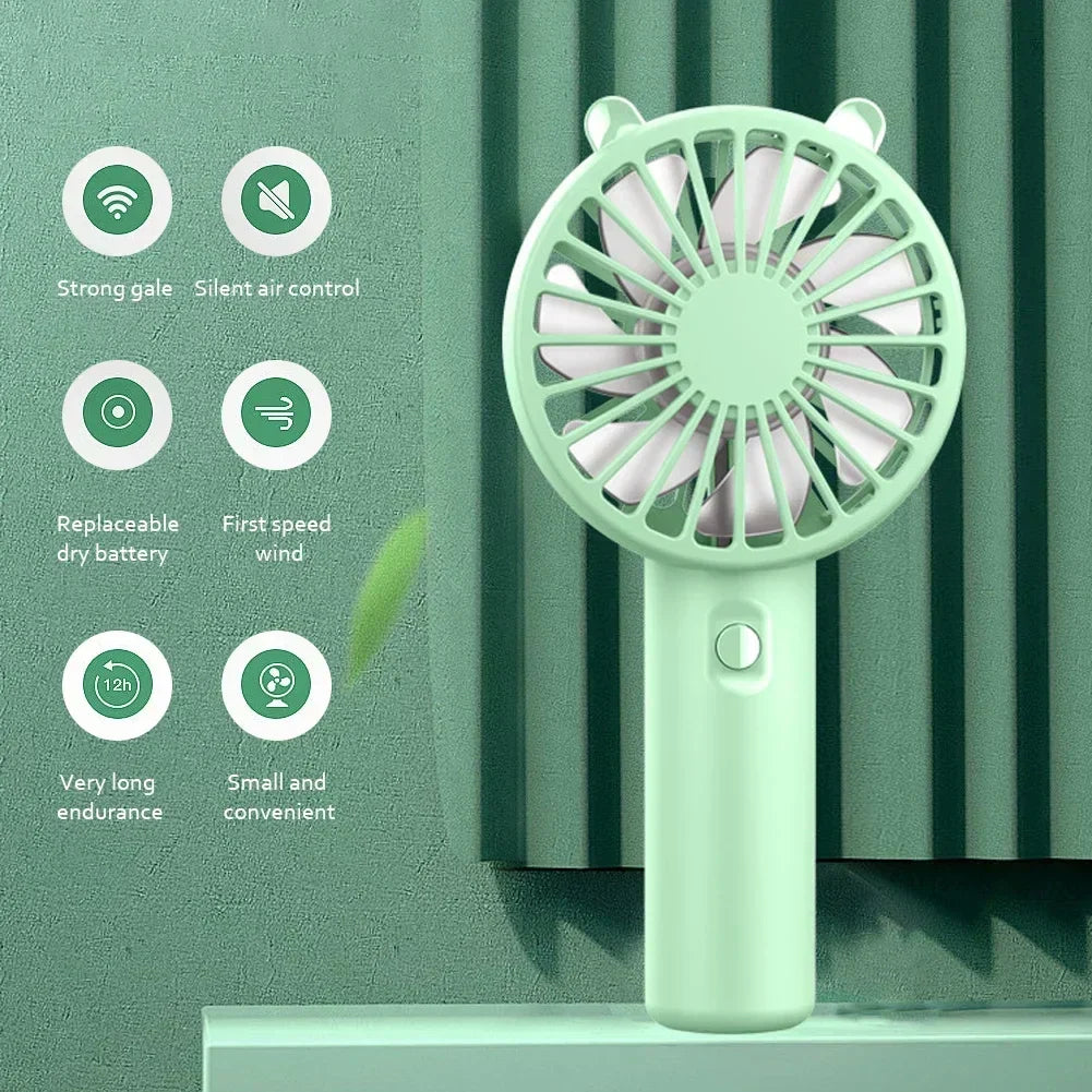 Mini Hand Fan USB Rechargeable Set of 2