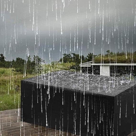 Outdoor Furniture Cover Waterproof UV-Resistant Polyester All-Season Protection
