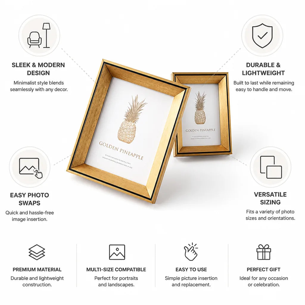 Photo Frame Minimalist Lightweight Easy Photo Swaps