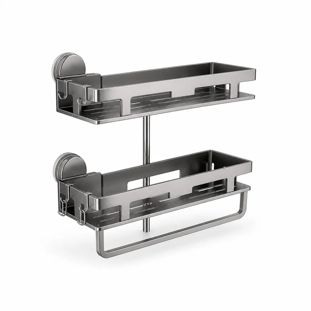 Shower Shelf Dual Mount Corrosion-Resistant Aluminum