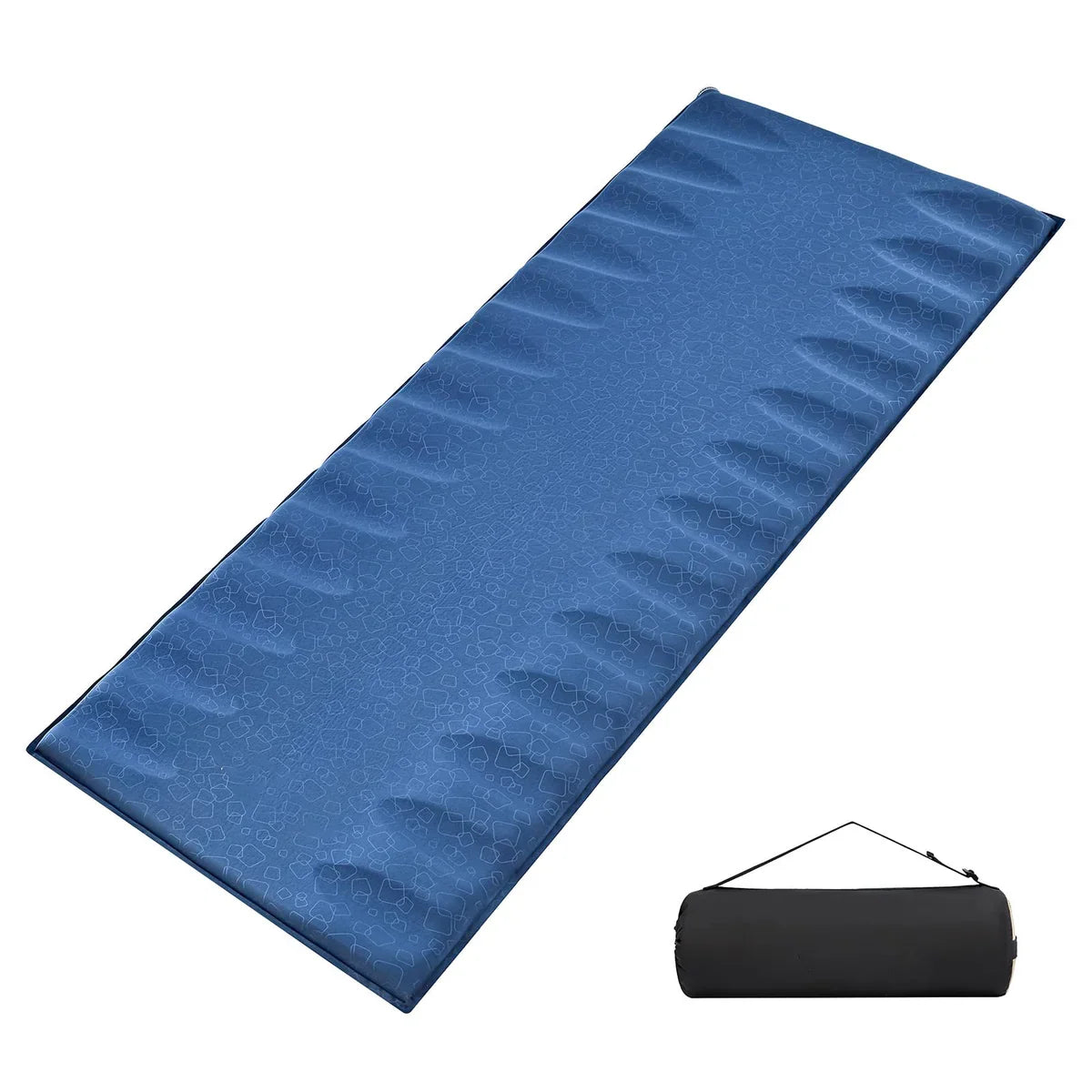 Sleeping Pad Self-Inflating Anti-Roll Edges R-Value 4.2