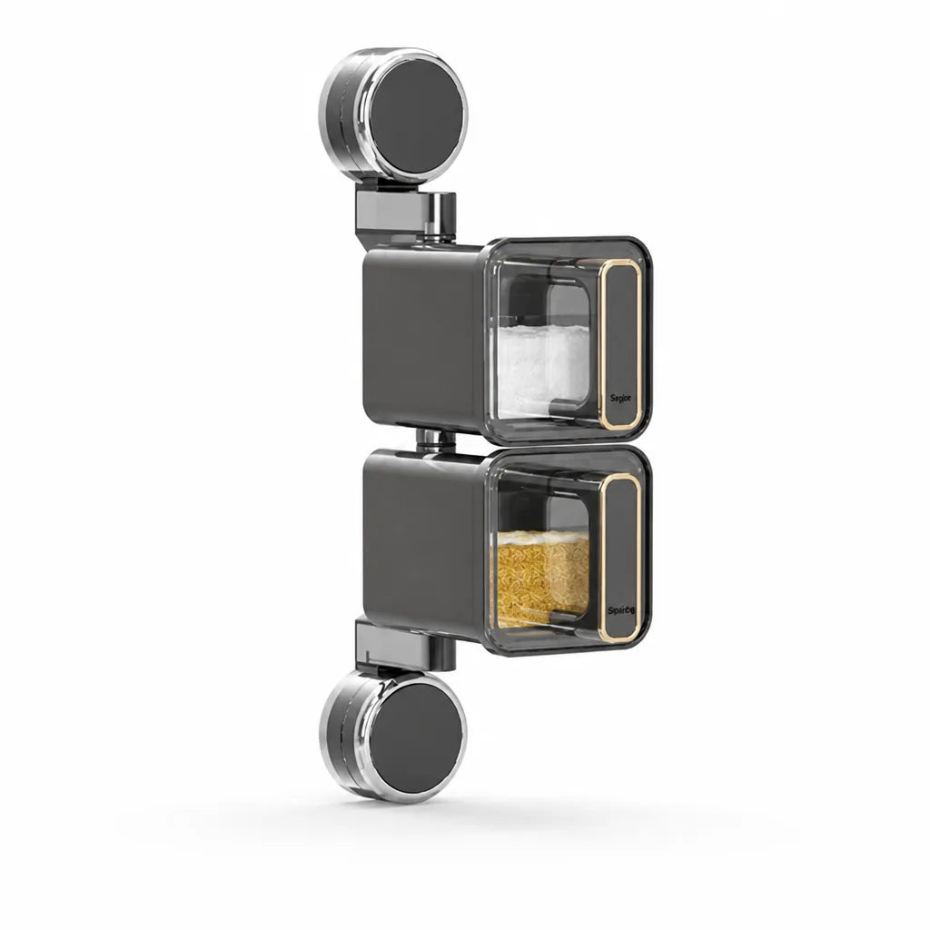 Spice Organizer Rotating Suction Cup Mount