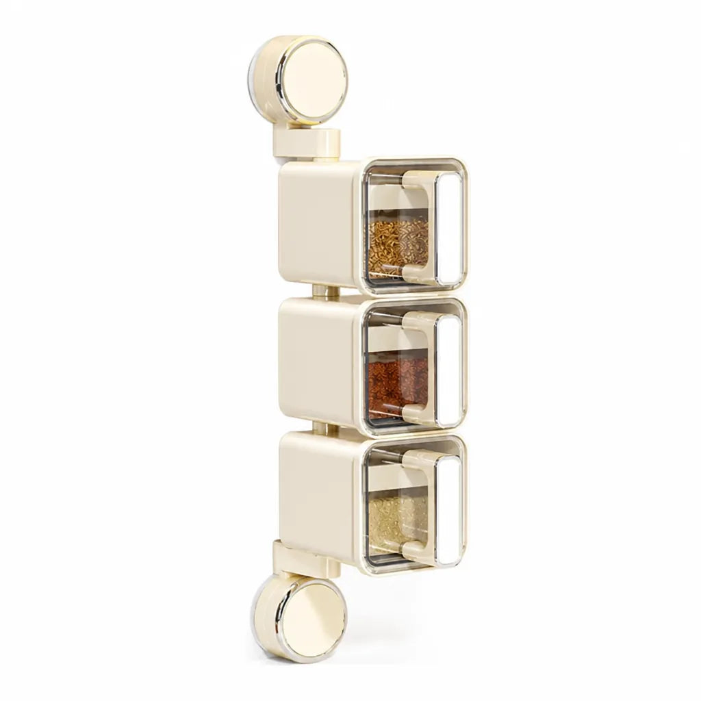 Spice Organizer Rotating Suction Cup Mount