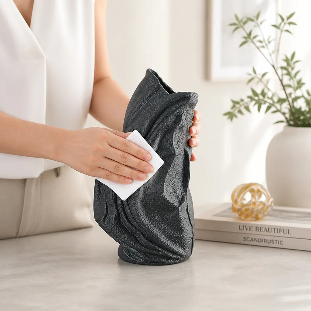 Tabletop Sculpture Abstract & Textured Wipe-Clean