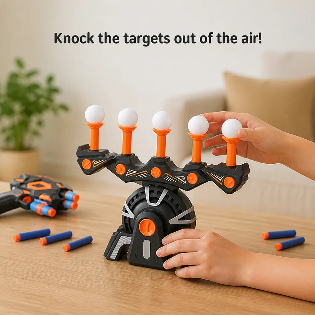 Target Shooting Game Floating Hover Targets Foam Blaster