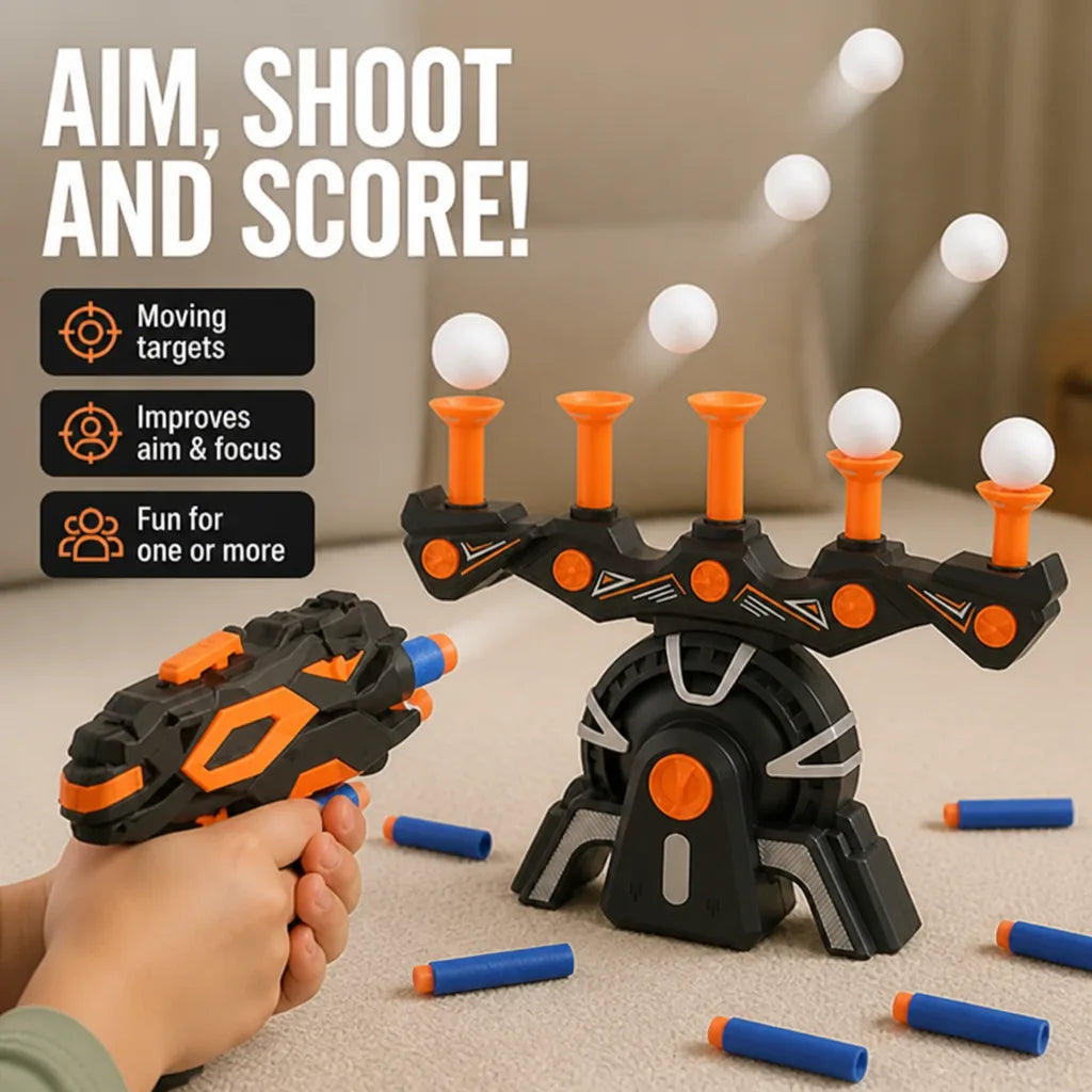 Target Shooting Game Floating Hover Targets Foam Blaster