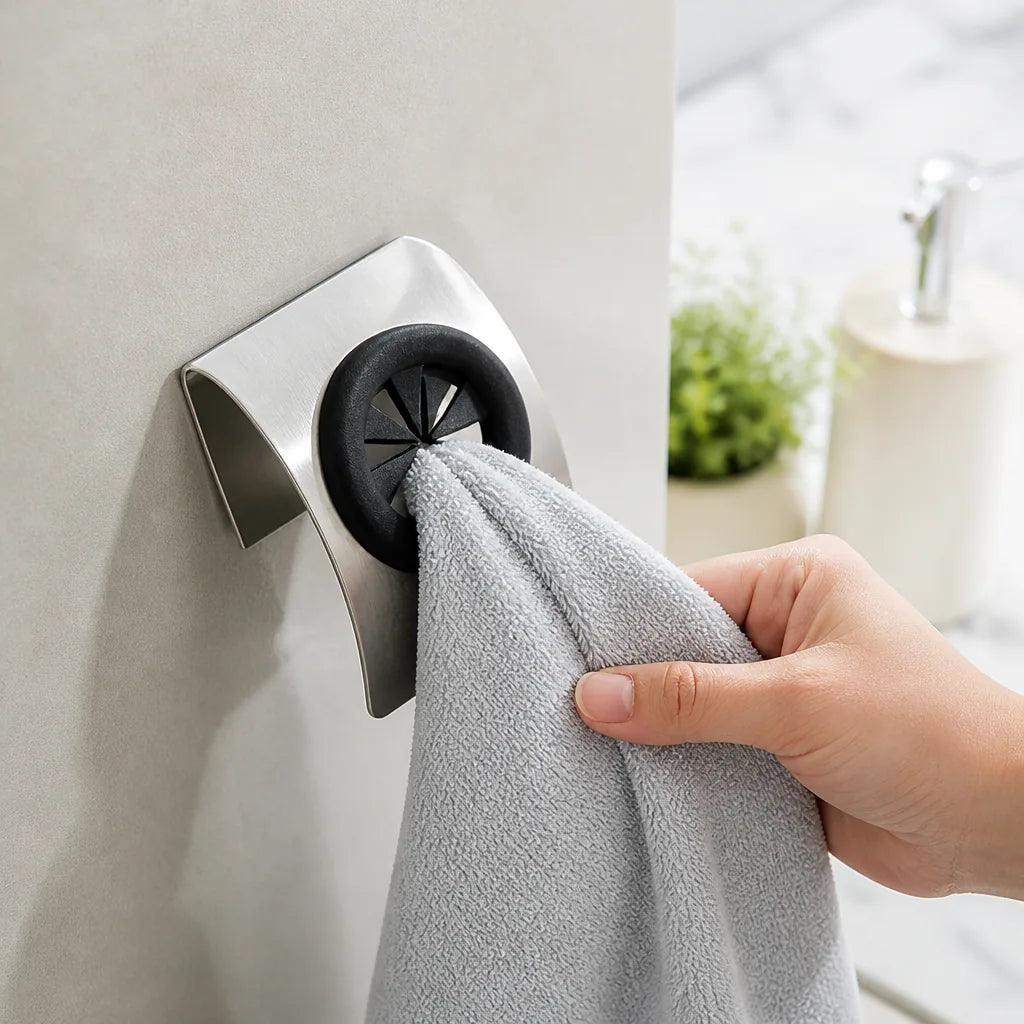Towel Holder Wall-Mounted Rust-Resistant Stainless Steel