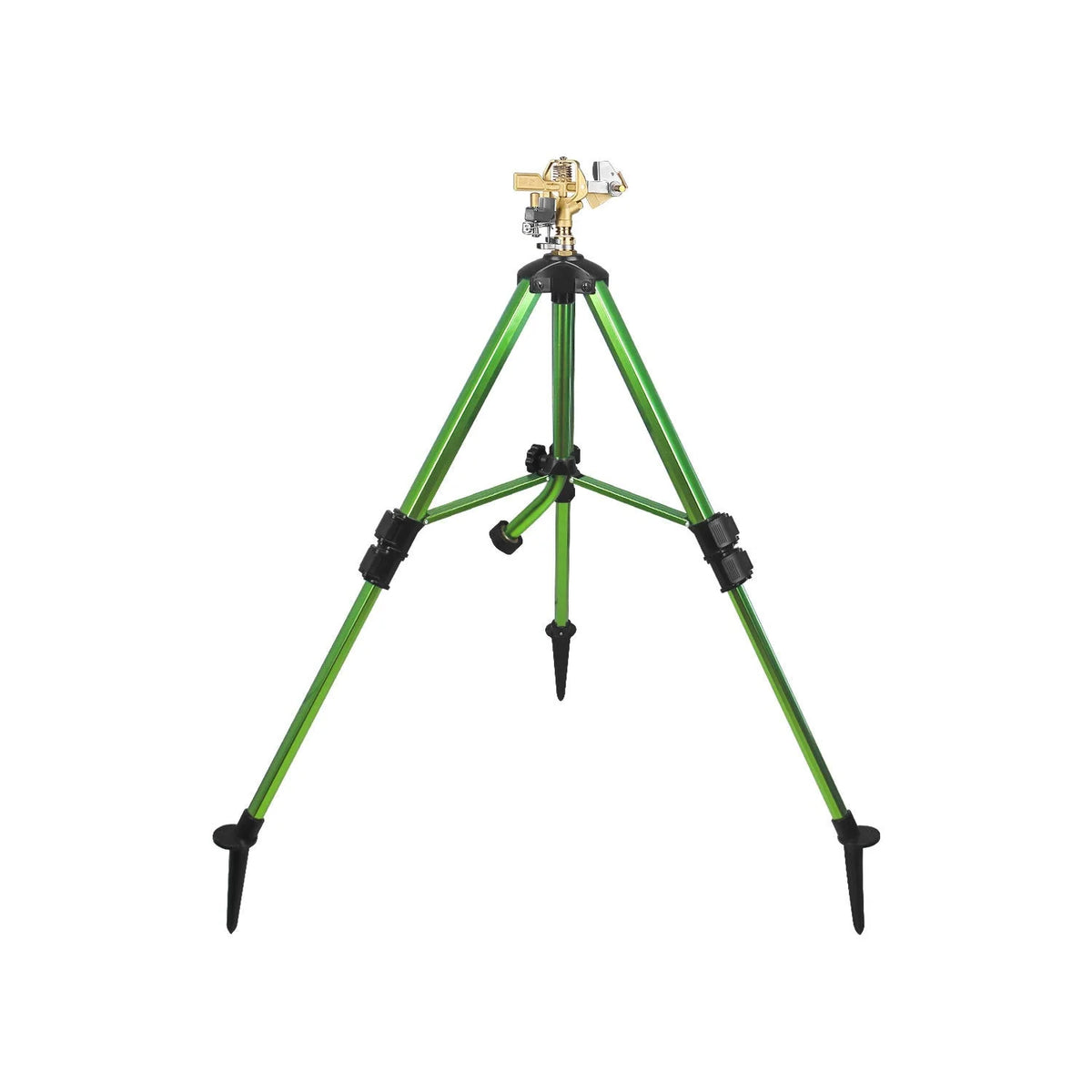 Tripod Sprinkler 360° Rotating Brass Head Foldable Tripod