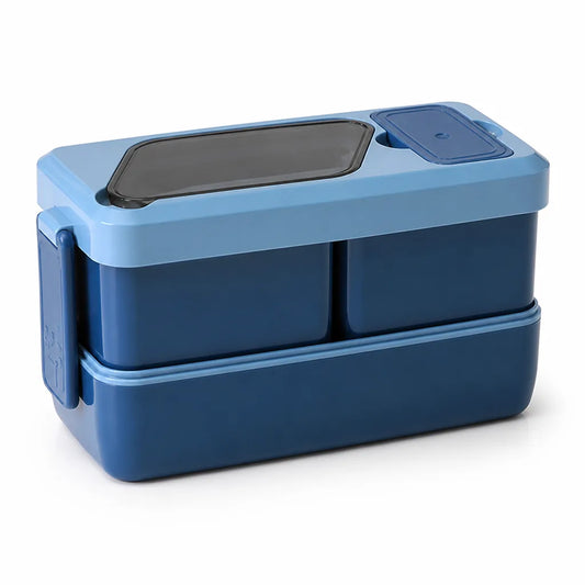 Two-Tier Lunch Box Leak-Proof BPA-Free Microwave & Dishwasher Safe