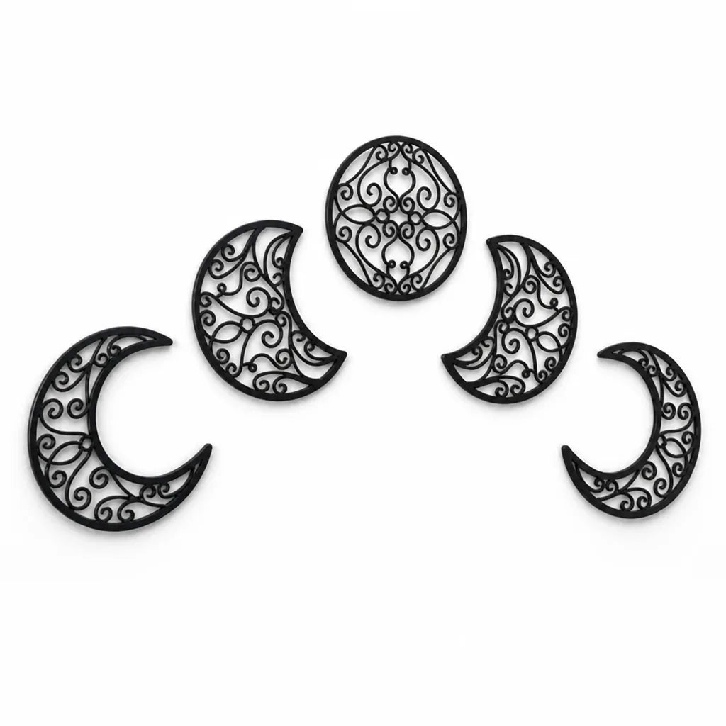 Wall Art Black Metal Mandala Cutout