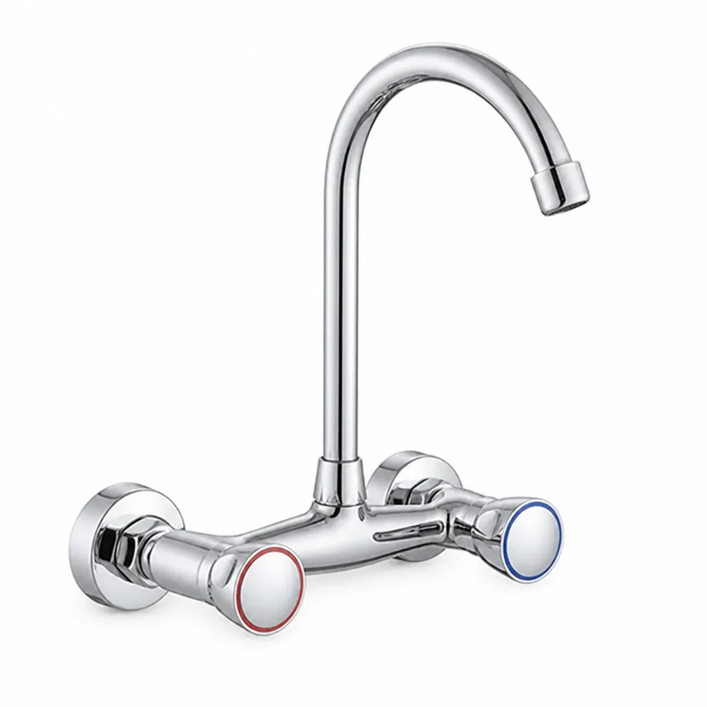 Wall-Mounted Kitchen Faucet Concealed Ceramic Valve & Copper Core