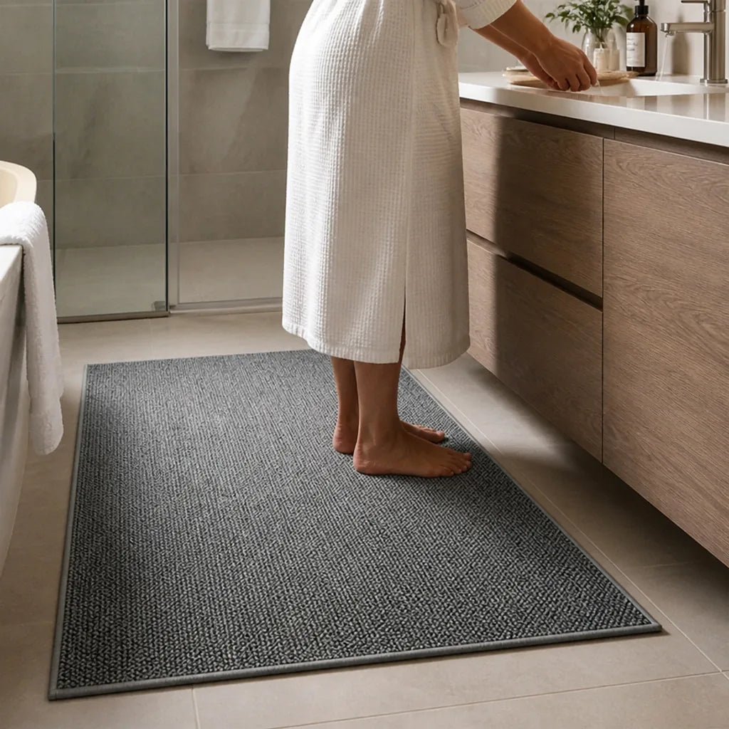 Absorbent Non-Slip Bath Mat (Textured Surface)