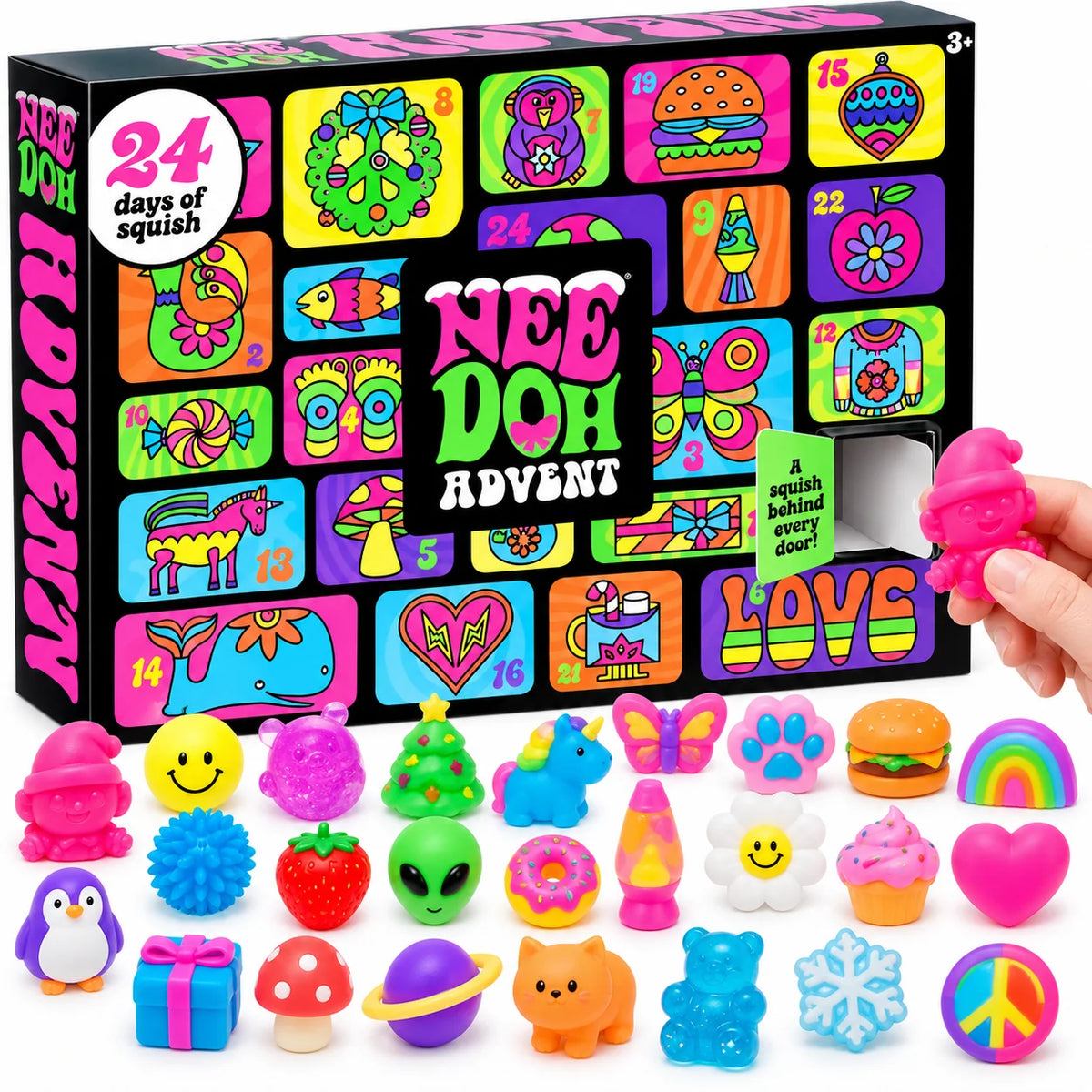 Advent Calendar 24-Day Countdown Squishy Figures