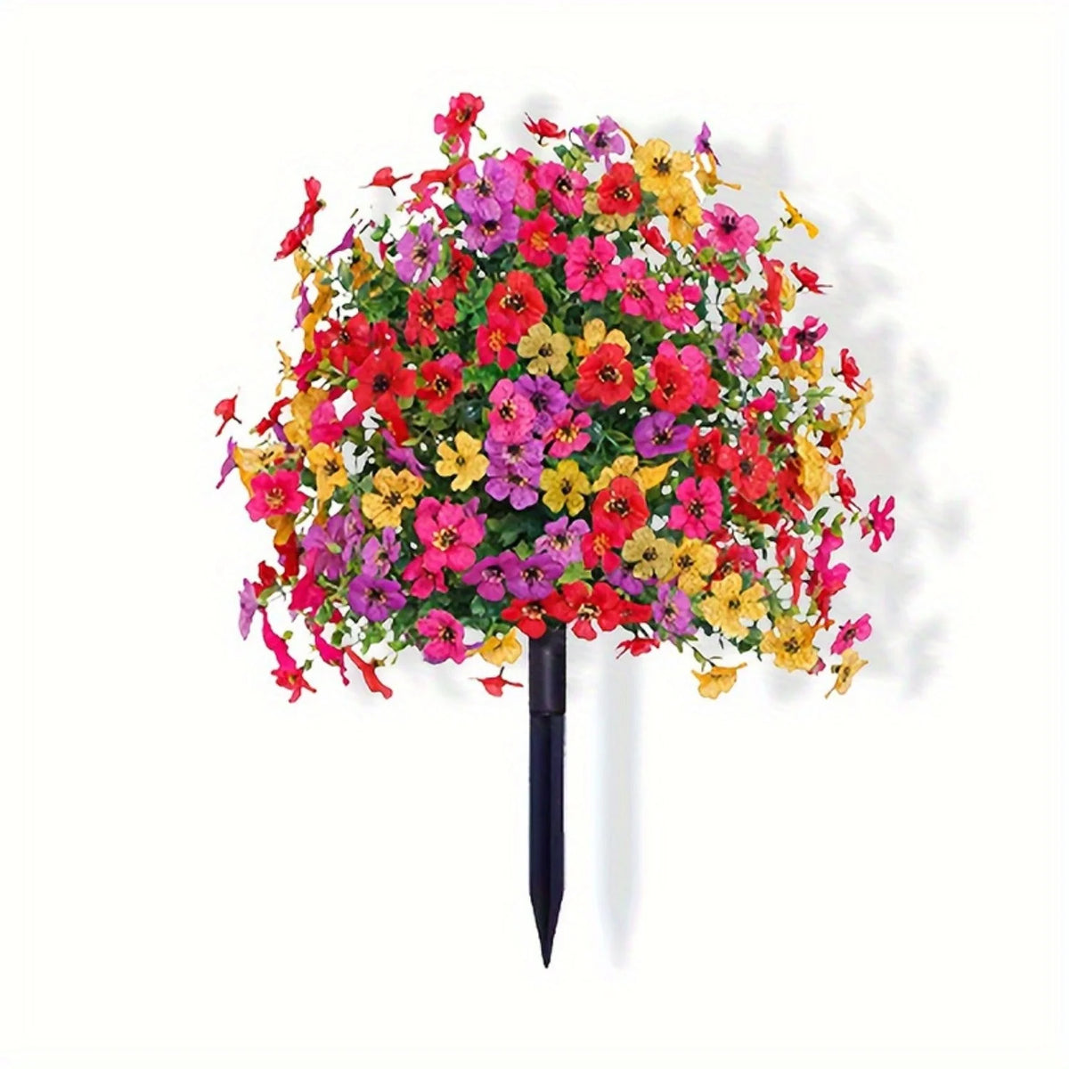 Artificial Flower Garden Stake UV & Fade Resistant 22-Inch