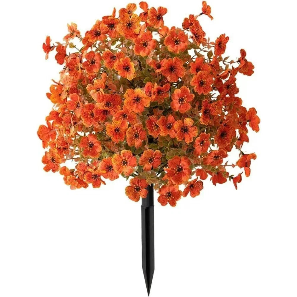 Artificial Flower Garden Stake UV & Fade Resistant 22-Inch
